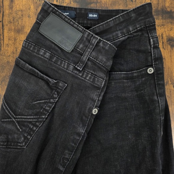 BKE Other - BKE‎ Jeans Mens 32x34 Mason Taper Slim Straight Stretch Dark Wash Black